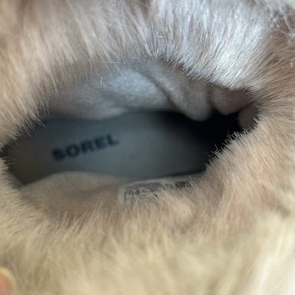 SOREL Trivoli lll Women’s Suede Waterproof Winter Boots in Quarry/Cloud Gray 6 - Picture 15 of 17